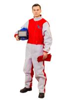 Комбинезон пескоструйщика ВЕКТОР проф с перчаткамир-р 56-58, рост 188