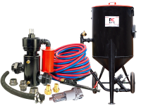 Пескоструйный аппарат PST-250 с фильтром, КПДУ twin 5 п.м.