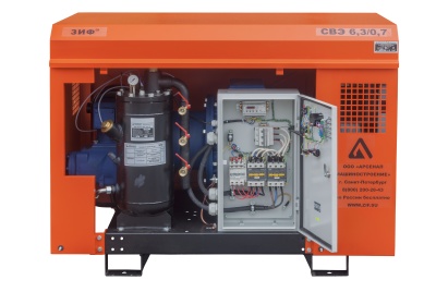 Передвижной винтовой компрессор АРСМАШ ЗИФ-СВЭ-6,3/0,7 на шасси