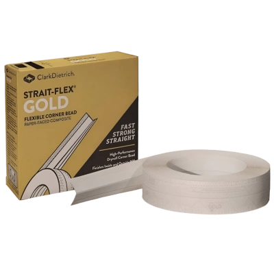 Лента для заваленных углов ASPRO STRAIT-FLEX золотая (gold) 30 м х 63 мм